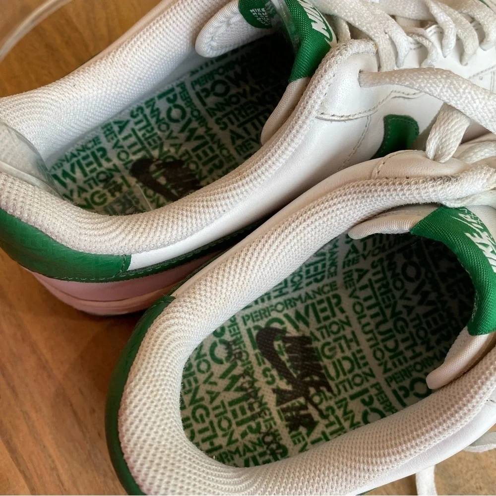 Nike Air Force XXV Men's 1 '07 Players Green on White, Size 8